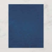 Einladung zur Hochzeitsfeier in Blush, Navy und Go Flyer (Hinten)