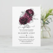 Einladung zur Hochzeitsfeier in Burgund (Stehend Vorderseite)