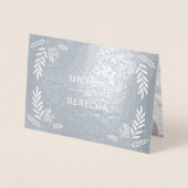 Einladung zur Hochzeitsfeier in der Blauen Zweigst (Vorderseite)