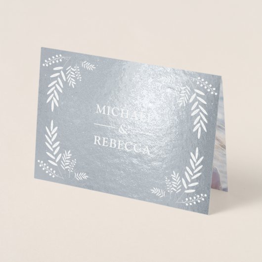 Einladung zur Hochzeitsfeier in der Blauen Zweigst (Vorderseite)