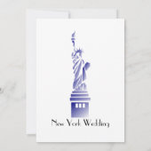 Einladung zur Hochzeitsfeier in der nächtlichen St (Rückseite)