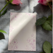 Einladung zur Hochzeitsfeier in Rosa