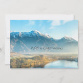 Einladung zur Hochzeitsfeier in Serene Mountain Sc (Rückseite)