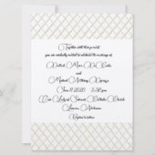 Einladung zur Hochzeitsfeier in Soft Blue Geometri (Vorderseite)