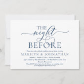 Einladung zur Hochzeitsfeier mit Probe (Vorderseite)