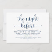 Einladung zur Hochzeitsfeier mit Probe (Vorderseite)