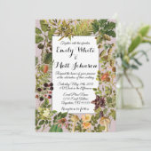 Einladung zur Hochzeitsfeier mit Waldland (Stehend Vorderseite)