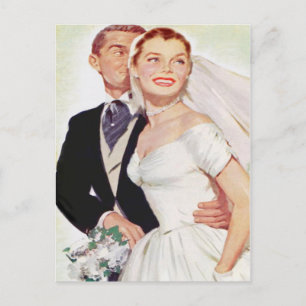 Einladung zur Hochzeitsfeier Postkarte