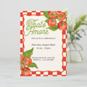 Einladung zur Hochzeitsfeier 'That's Amore' (Stehend Vorderseite)