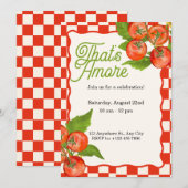 Einladung zur Hochzeitsfeier 'That's Amore' (Vorne/Hinten)