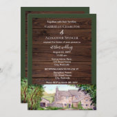 Einladung zur Hochzeitsfeier über die Steinbrücke (Vorne/Hinten)