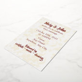 Einladung zur Hochzeitsfeier - vollständig editier (Gedreht)