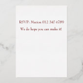 Einladung zur Hochzeitsfeier - vollständig editier (Rückseite)