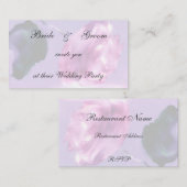 Einladung zur Hochzeitsfeier von Rose (Vorne/Hinten)