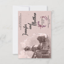 Einladung zur Hochzeitsfeier Wasserfarbenmalerei