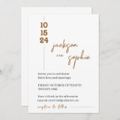 Einladung zur Hochzeitsfeier, Wüste Boho (Vorne/Hinten)