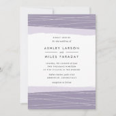 Einladung zur Hochzeitsfestlegung | Amethyst (Vorderseite)