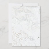 Einladung zur Hochzeitskalligraphie | Burgundy Mar (Rückseite)