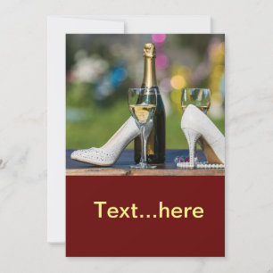 Einladung zur Hochzeitskarte