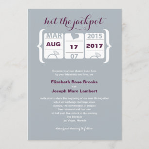 Einladung zur Hochzeitsmaschine