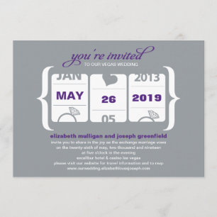 Einladung zur Hochzeitsmaschine