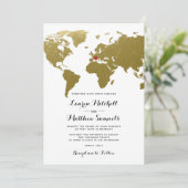 Einladung zur Hochzeitsreise (Stehend Vorderseite)