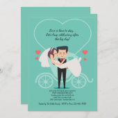 Einladung zur Hochzeitsreise (Vorne/Hinten)