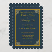 Einladung zur Hochzeitsreise mit grünem Gold (Vorne/Hinten)