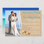 Einladung zur Hochzeitvorbereitung nur Fotovorlage (Vorne/Hinten)