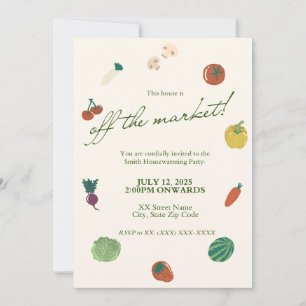 Einladung zur Housewarming-Party 'Off the Market'