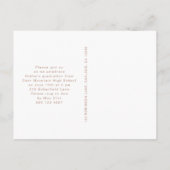 Einladung zur hübsch-rosa-Graduiertenparty-Foto (Rückseite)