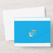 Einladung zur hübschen Blume (Rückseite)