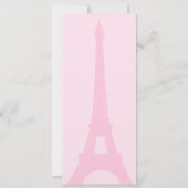 Einladung zur hübschen Pariser Hochzeit (Rückseite)