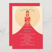 Einladung zur indischen Dusche (Vorne/Hinten)