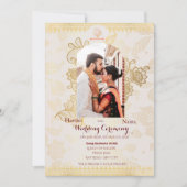 Einladung zur indischen Hochzeit (Vorderseite)