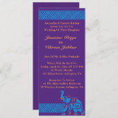 Einladung zur indischen Hochzeit (Vorne/Hinten)