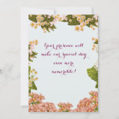 Einladung zur indischen Hochzeit (Rückseite)