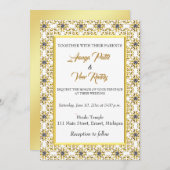 Einladung zur indischen Hochzeit (Vorne/Hinten)