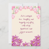 Einladung zur indischen Hochzeit (Rückseite)