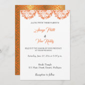 Einladung zur indischen Hochzeit (Vorne/Hinten)