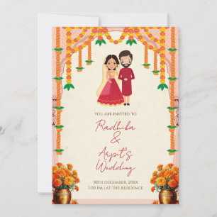 Einladung zur indischen Hochzeit & Einladung zur h