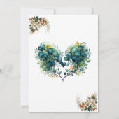 Einladung zur individuellen Blumendusche (Rückseite)