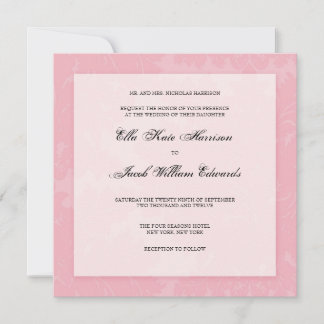 Einladung zur individuellen Hochzeit: DAMASK