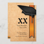 Einladung zur individuellen Orange-Wiedersehen (Vorne/Hinten)