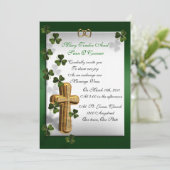 Einladung zur irischen Hochzeit (Stehend Vorderseite)