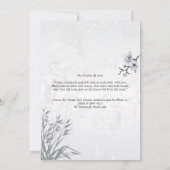 Einladung zur Islamischen Hochzeit - Eleganter Noi (Rückseite)