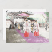 Einladung zur Jagd auf japanische Motive (Vorne/Hinten)