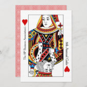 Einladung zur jährlichen Auktion von Wohltätigkeit (Vorne/Hinten)