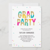 Einladung zur Joy Graduation Party (Vorderseite)