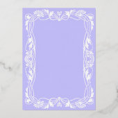 Einladung zur Jugendstil-Rahmen-Folie (Rückseite)